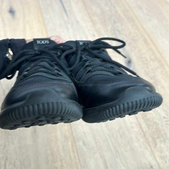 Tod's No Code Sportivo Leather & Neoprene Sneakers UK Size 7.5 - Picture 10 of 16